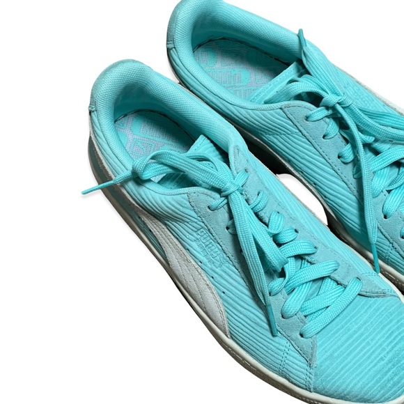 Puma teal suede classic sneakers - Picture 4 of 5